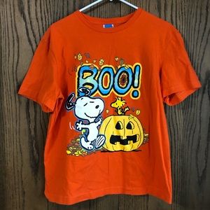 BOO! PEANUTS Halloween tee size L